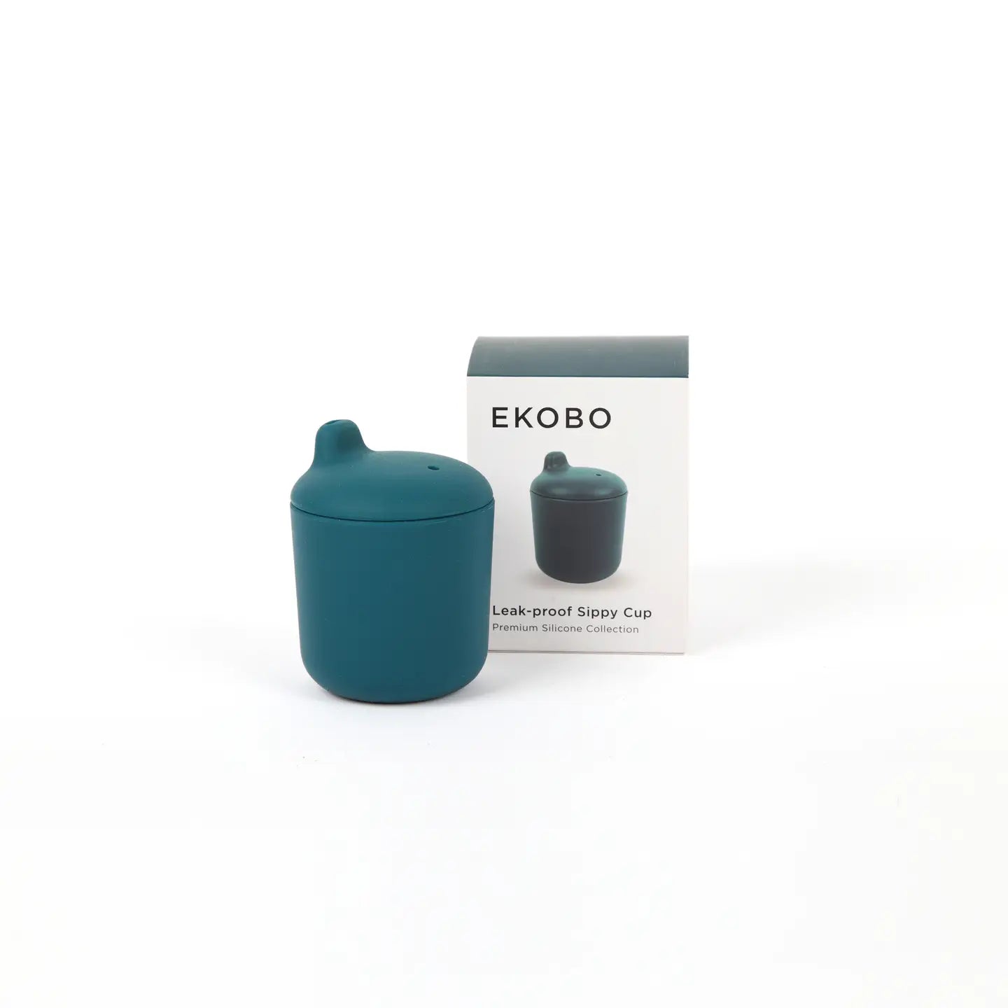 EKOBO - Silikone Baby Sippy Cup - Blue Abyss