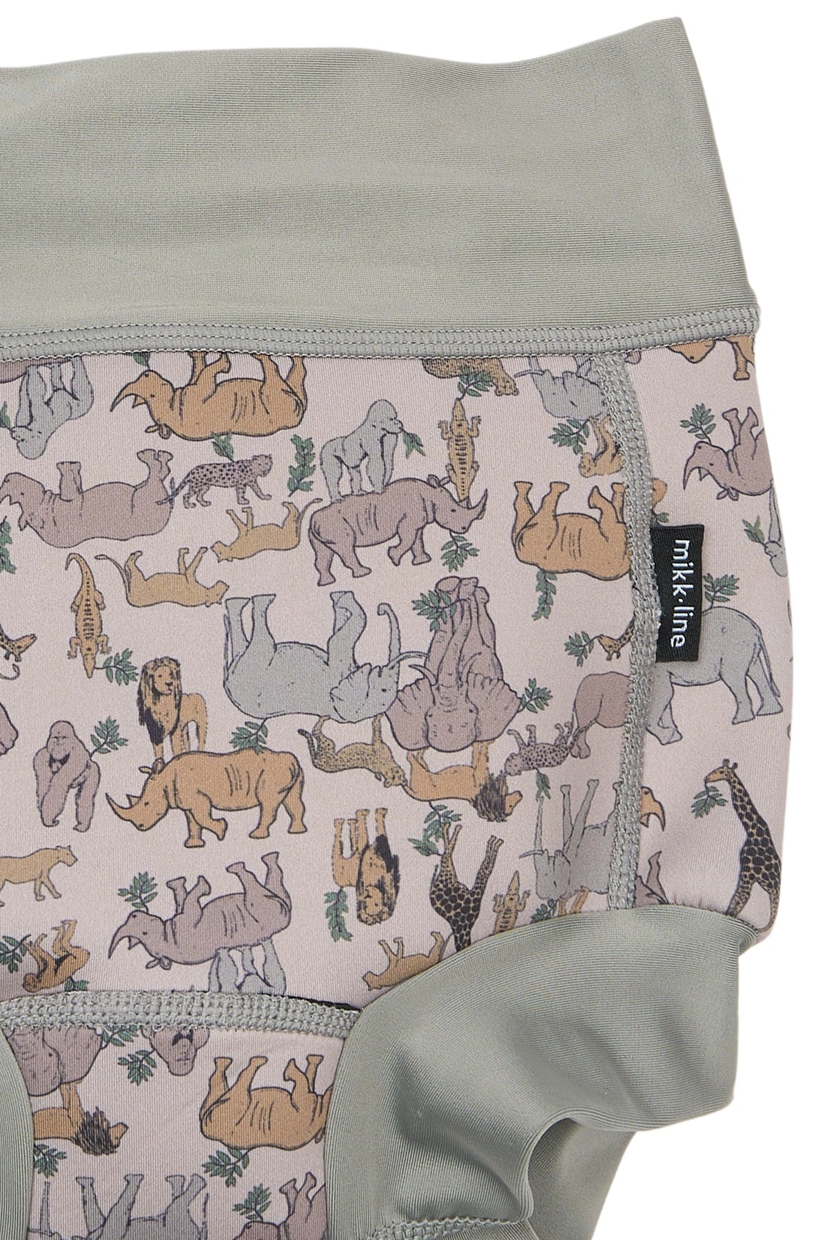 Mikk-Line - Neoprene swim shorts - Zoo print