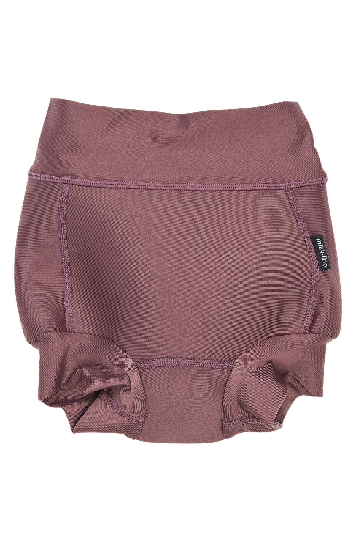 Mikk-Line - Neopren badebukser m.flæser - Twillight Mauve