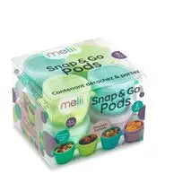Meli Storage - Snack and Freezer containers - 8 pcs