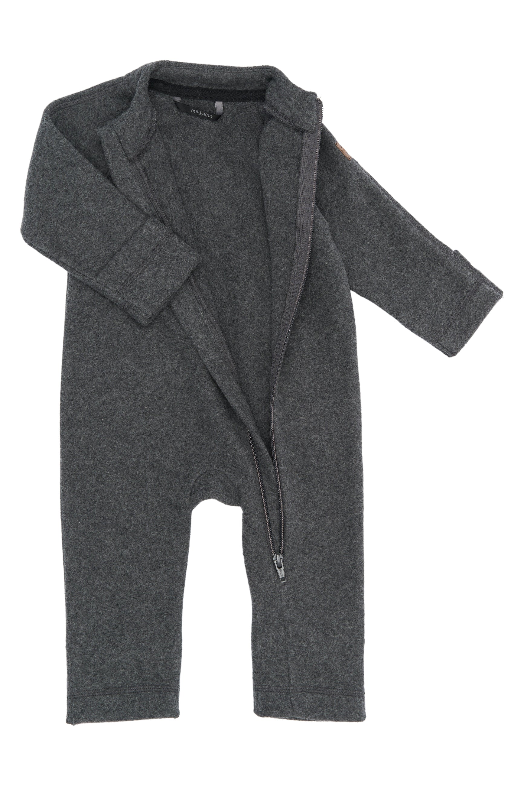 Mikk-line - Cotton fleece jumpsuit - Anthracite Melange