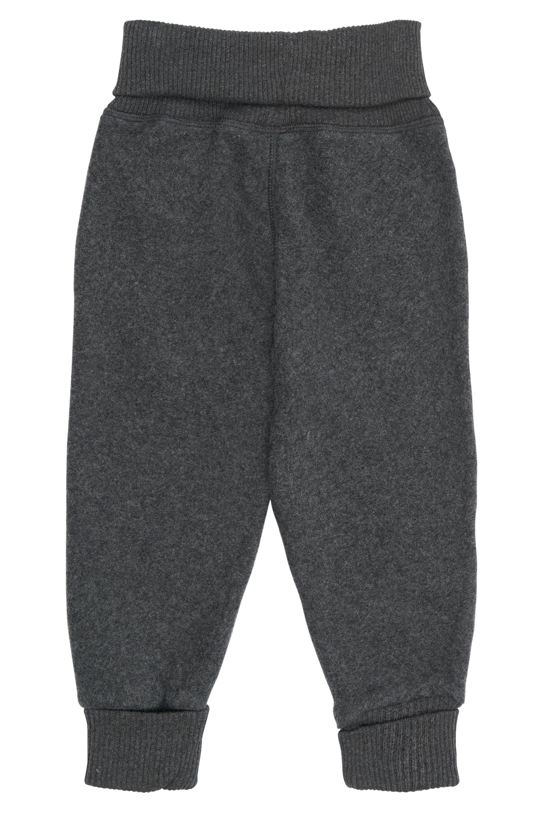 Mikk-line - Bomuldsfleece Bukser - Anthracite Melange