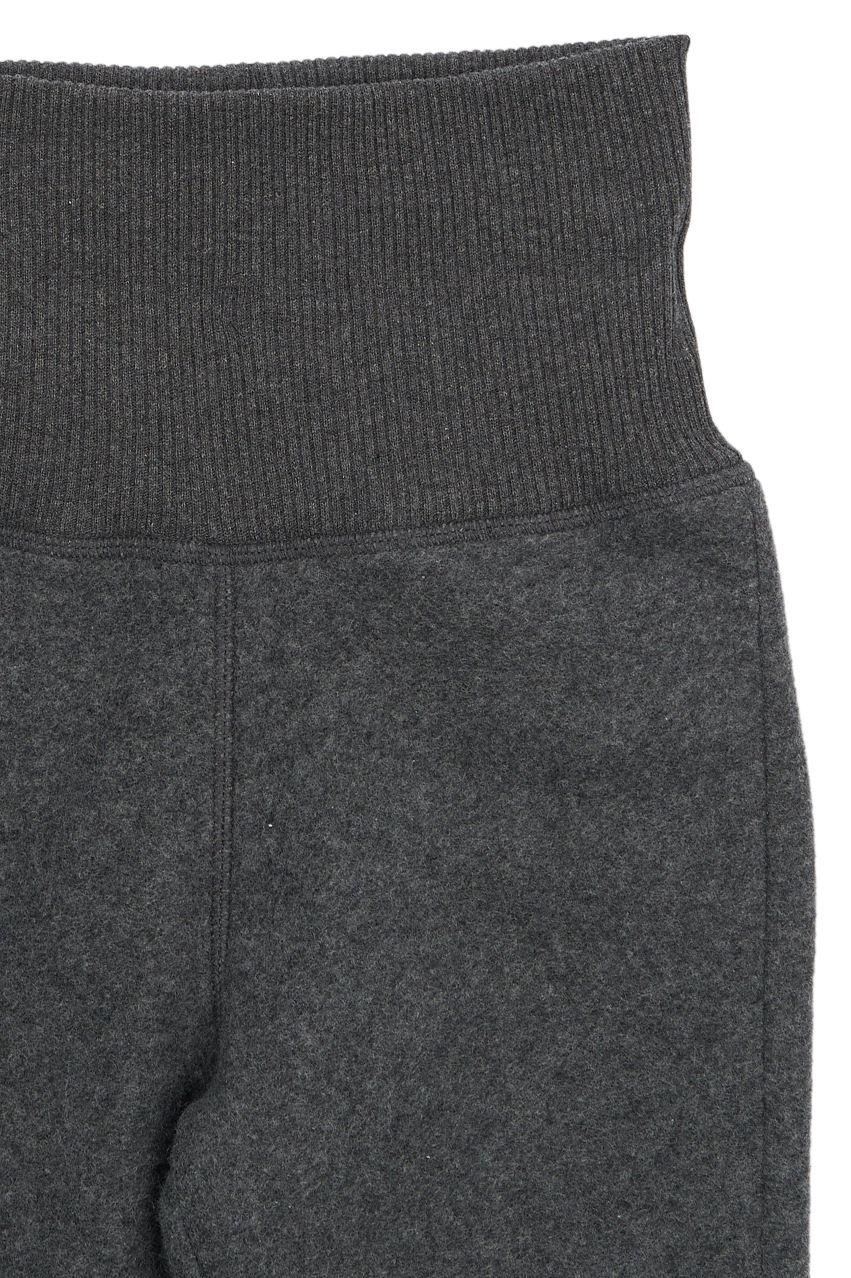 Mikk-line - Bomuldsfleece Bukser - Anthracite Melange