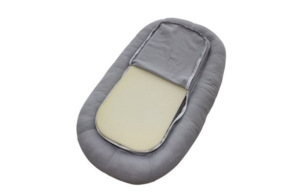 Babydan - Åndbar Babynest - Grå