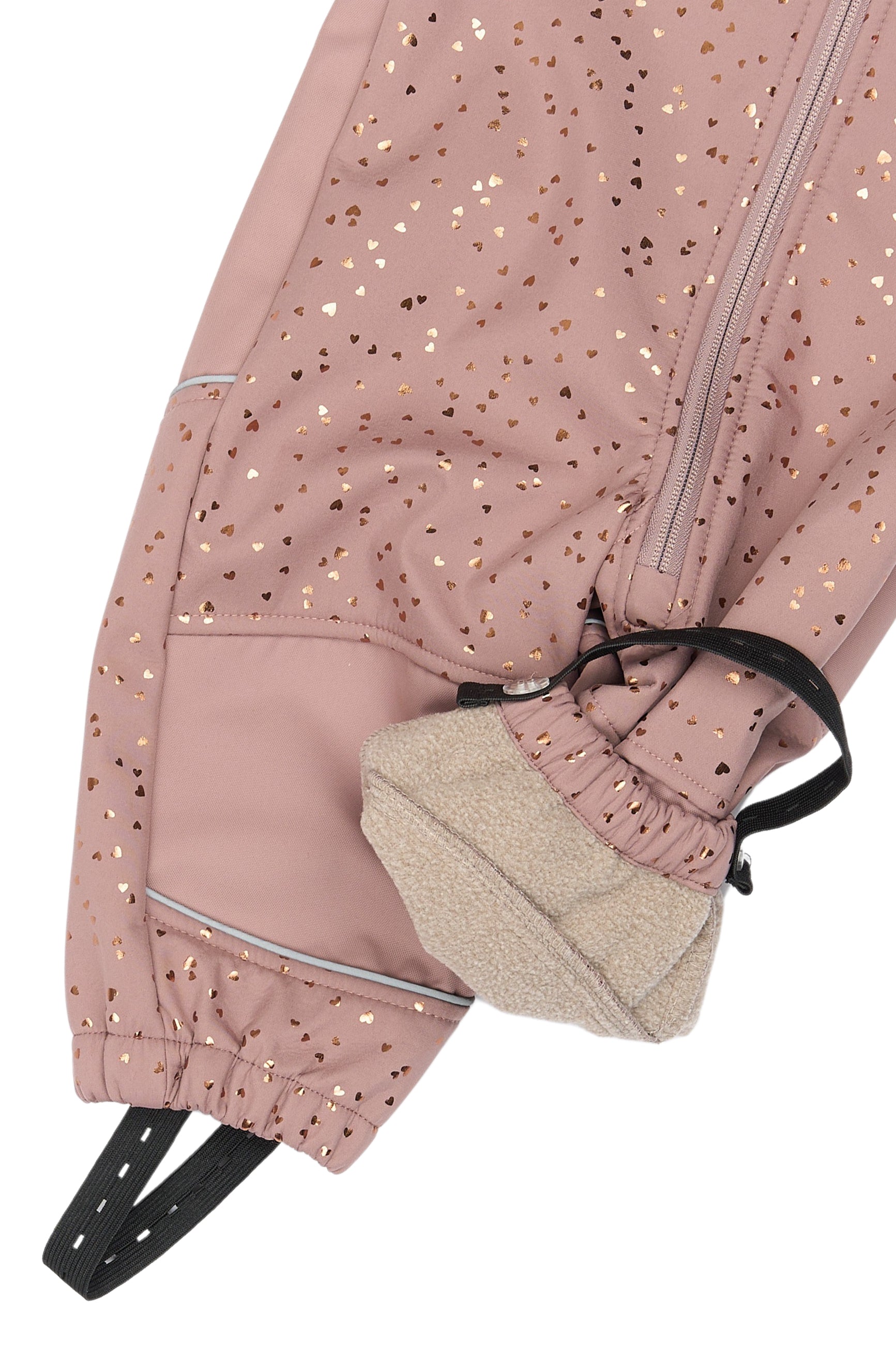 Mikk-Line - Softshell Suit - Twilight Mauve m. hjerter