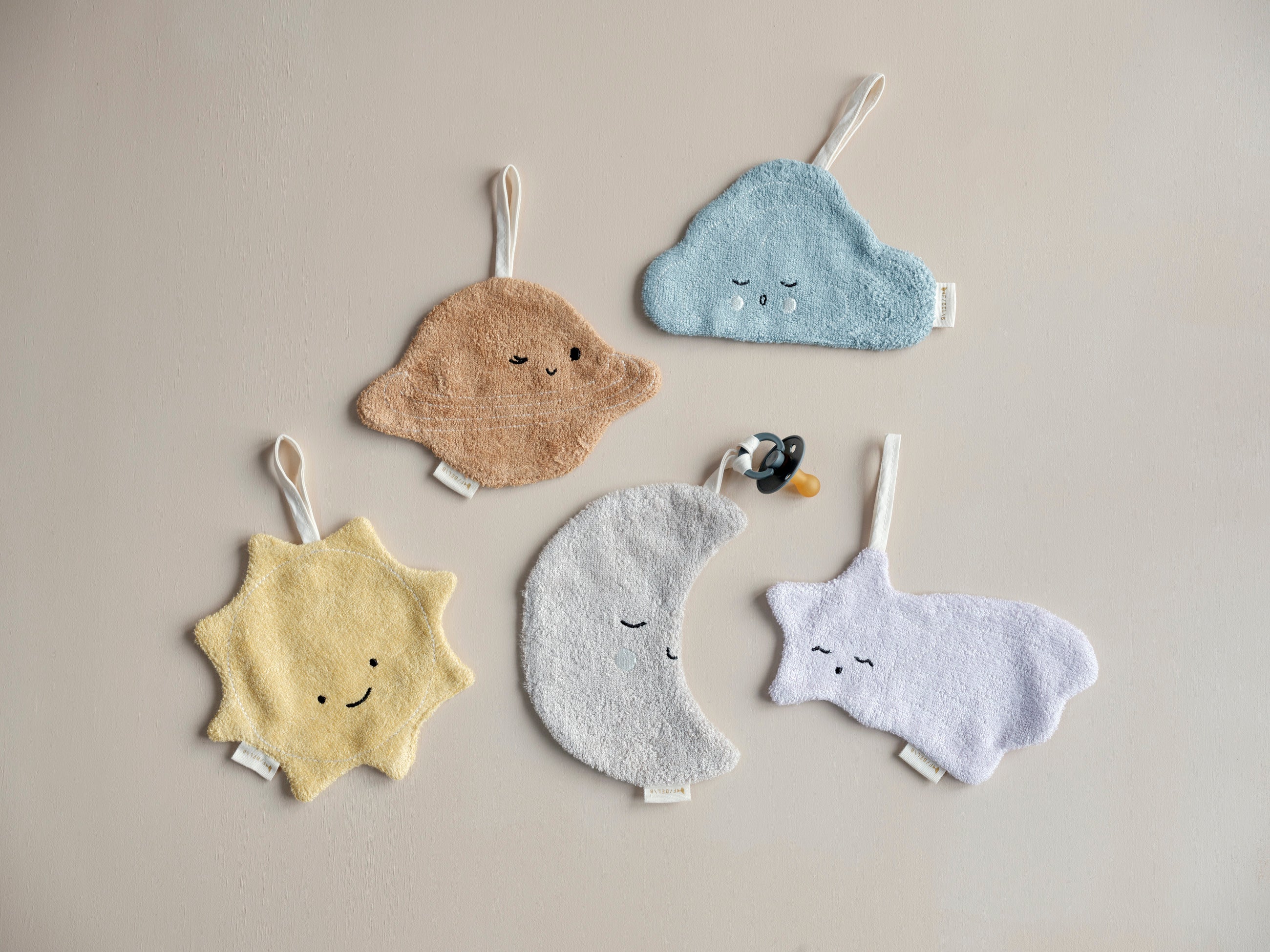 Fabelab - Suttesnor med nusseklud - Shooting Star/Lilla