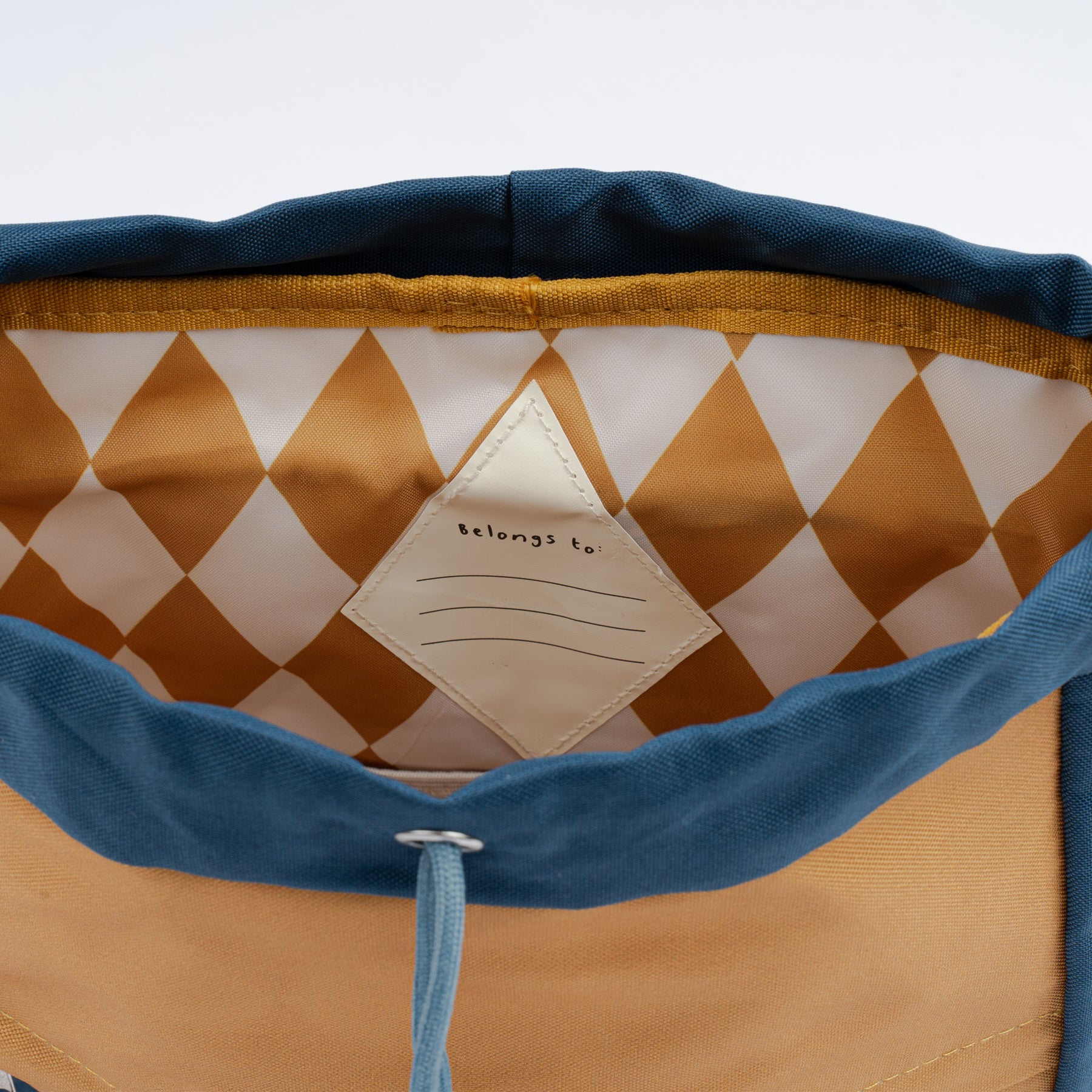 Fabelab - Blød aktivitetsbold - Rygsæk - Small - Caramel/Dark Blue