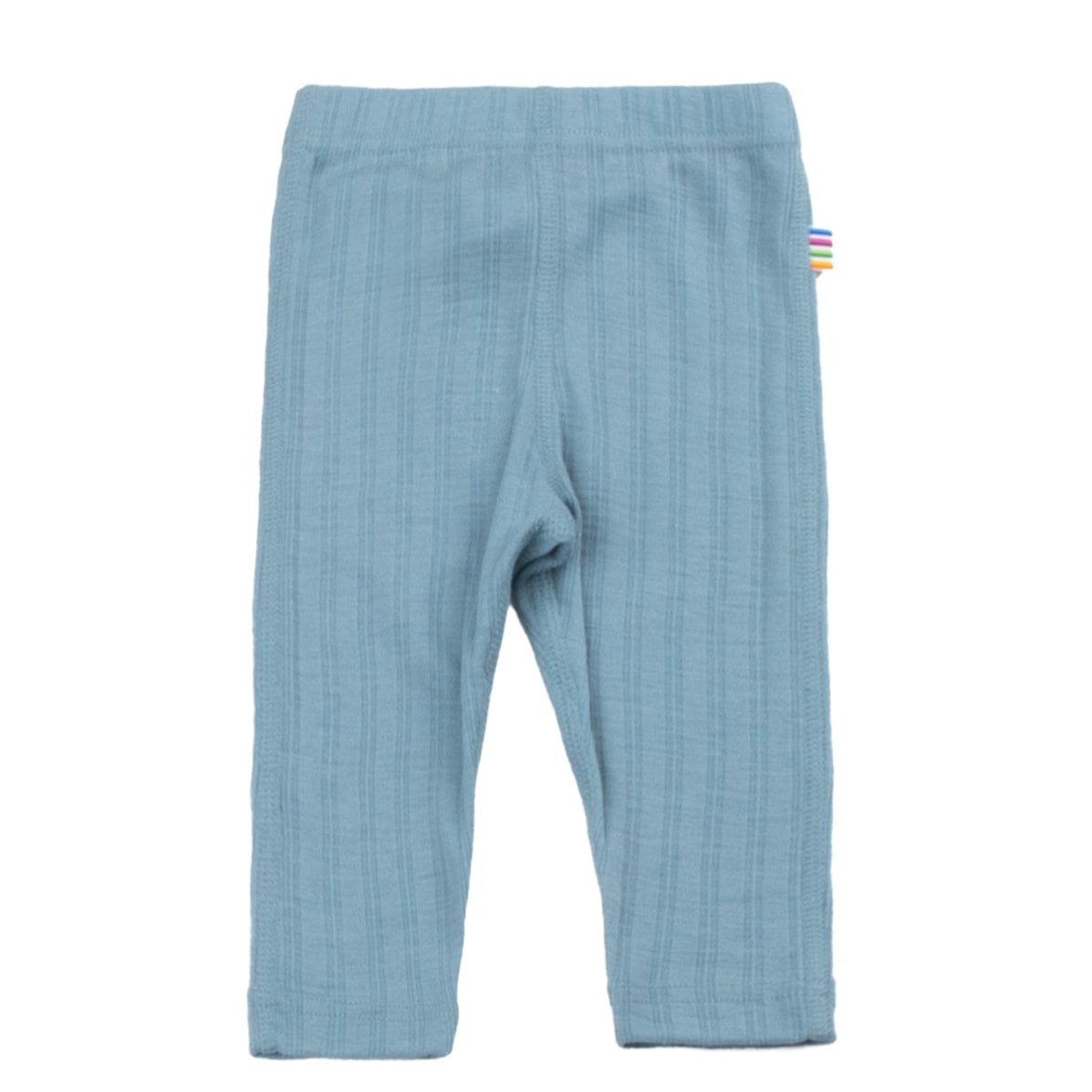 JOHA - Leggings, Uld/silke - Støvet blå