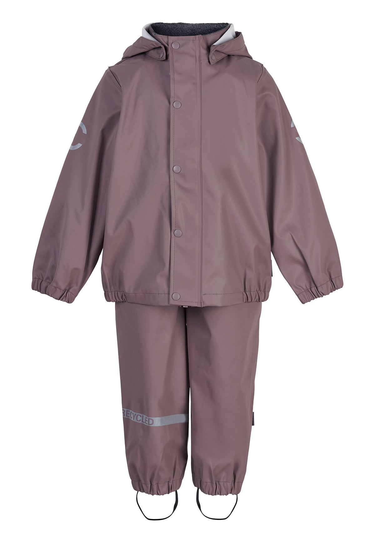 Mikk-line - Regntøj - sæt m.seler - Recycled - Twilight Mauve
