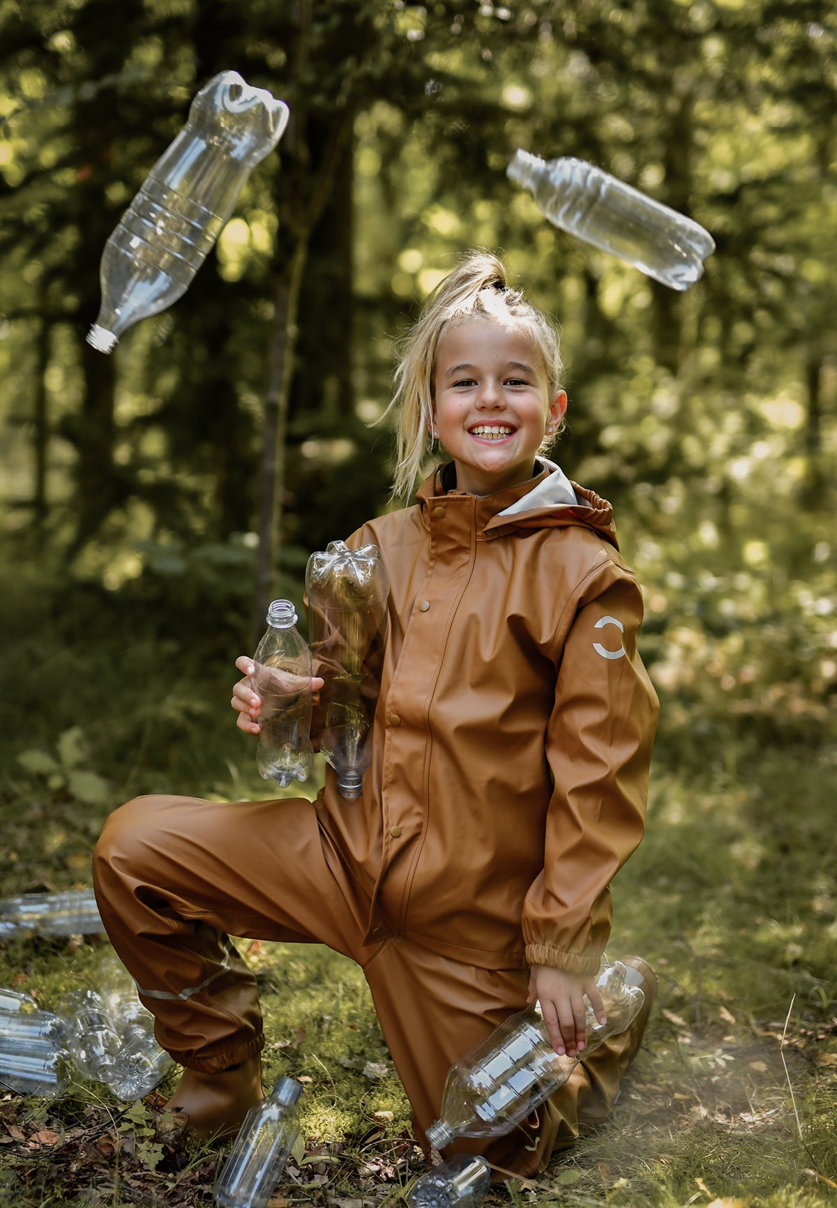 Mikk-line - Regntøj - sæt m.seler - Recycled - Rubber