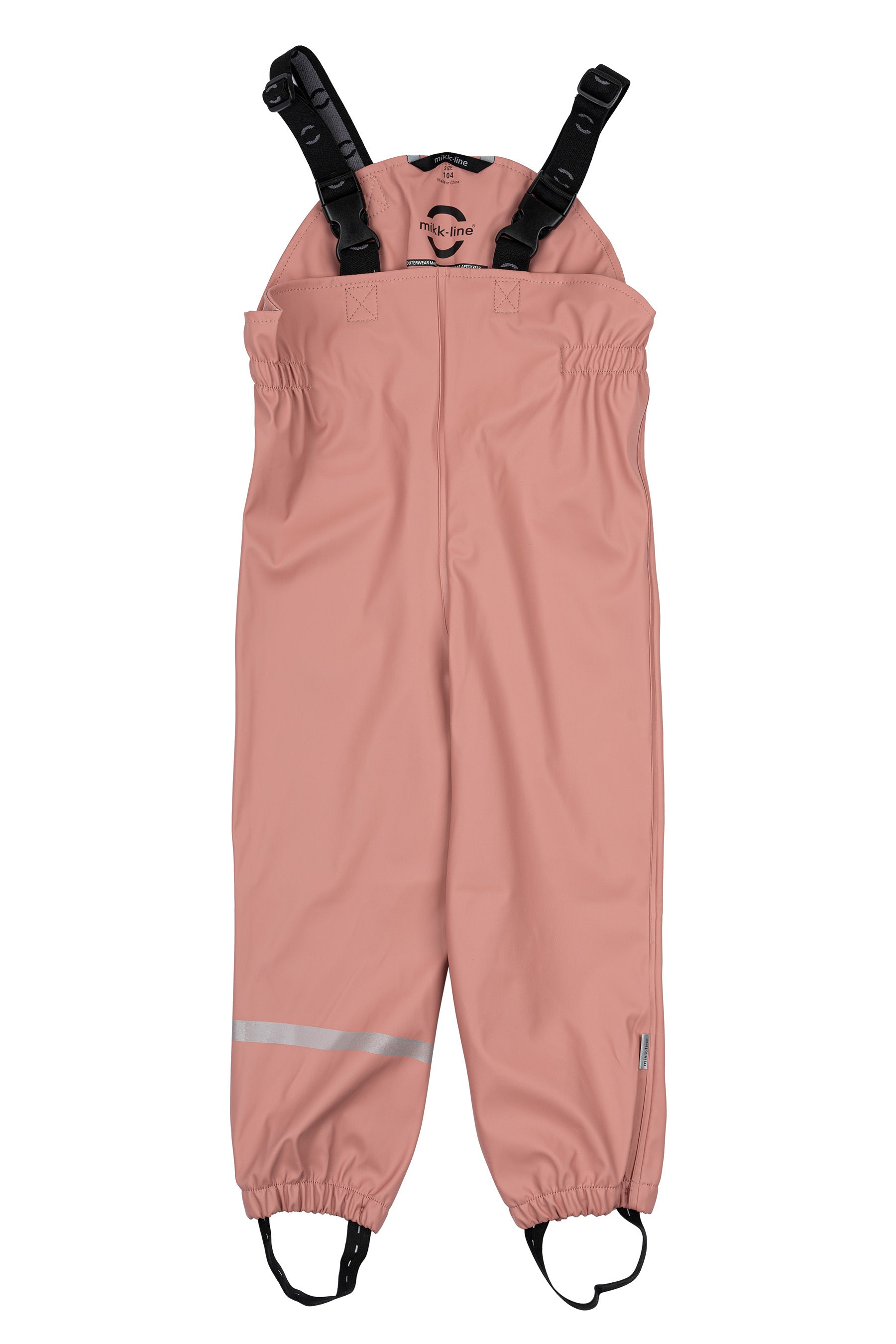 Mikk-line - Regntøj - sæt m.seler - Recycled - Animal - Ash Rose