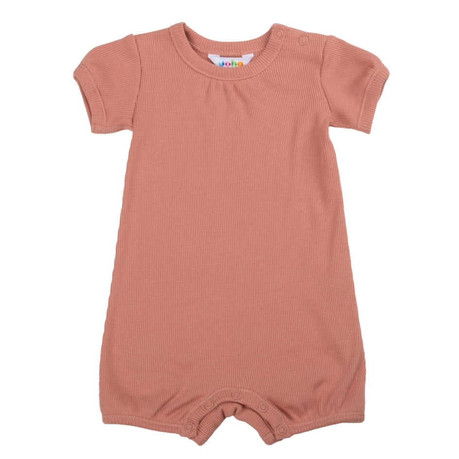JOHA - Sommer romper/buksedragt, 100% økologisk bomuld - Rosa/laks