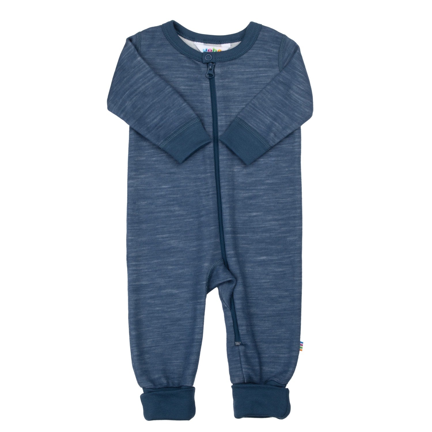 JOHA - Natdragt 2in1 fod, Uld/Bambus - Mørk Denim
