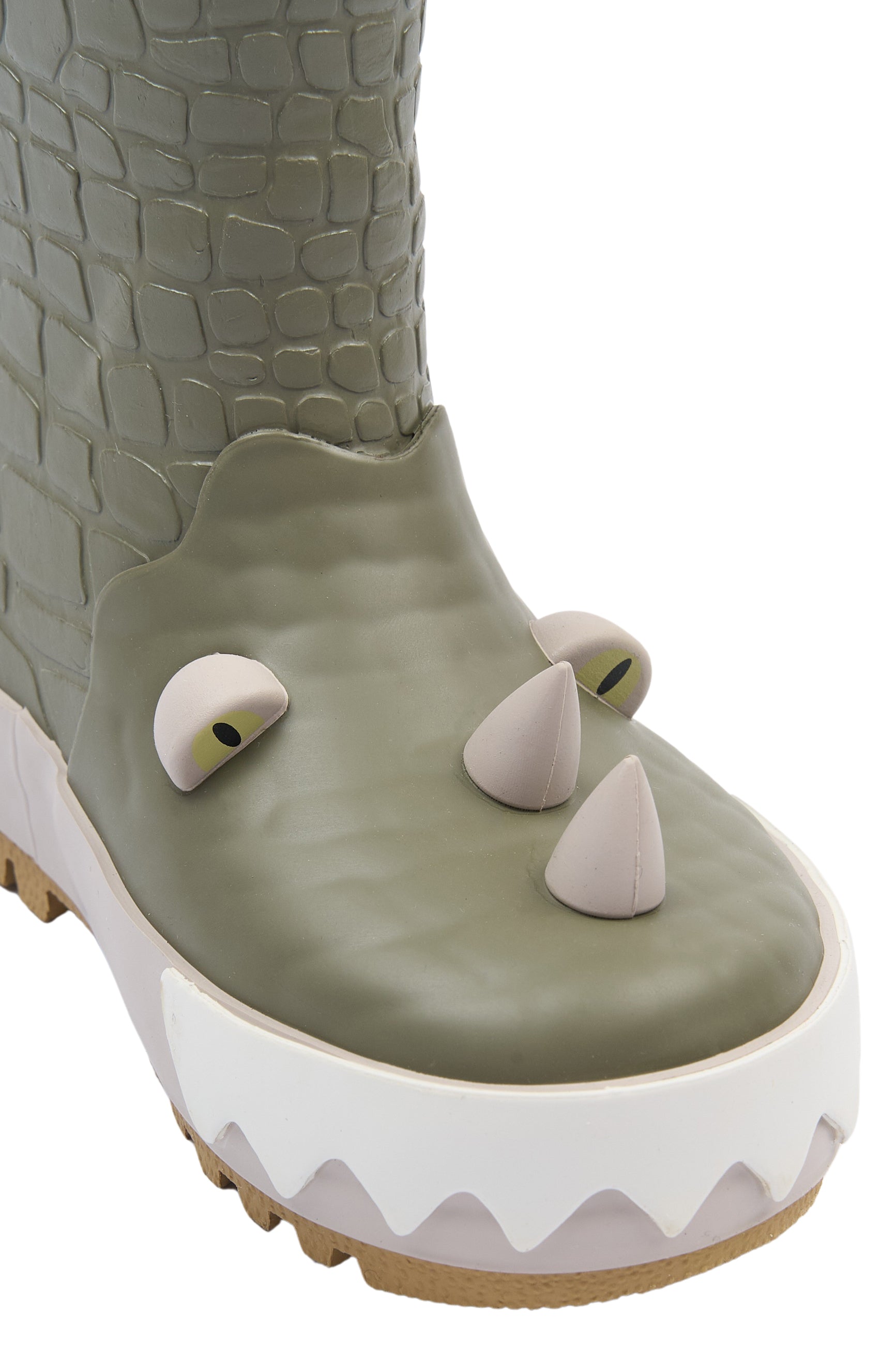 Mikk-line - Wellington Boots 3D Dragon - Dusty Olive
