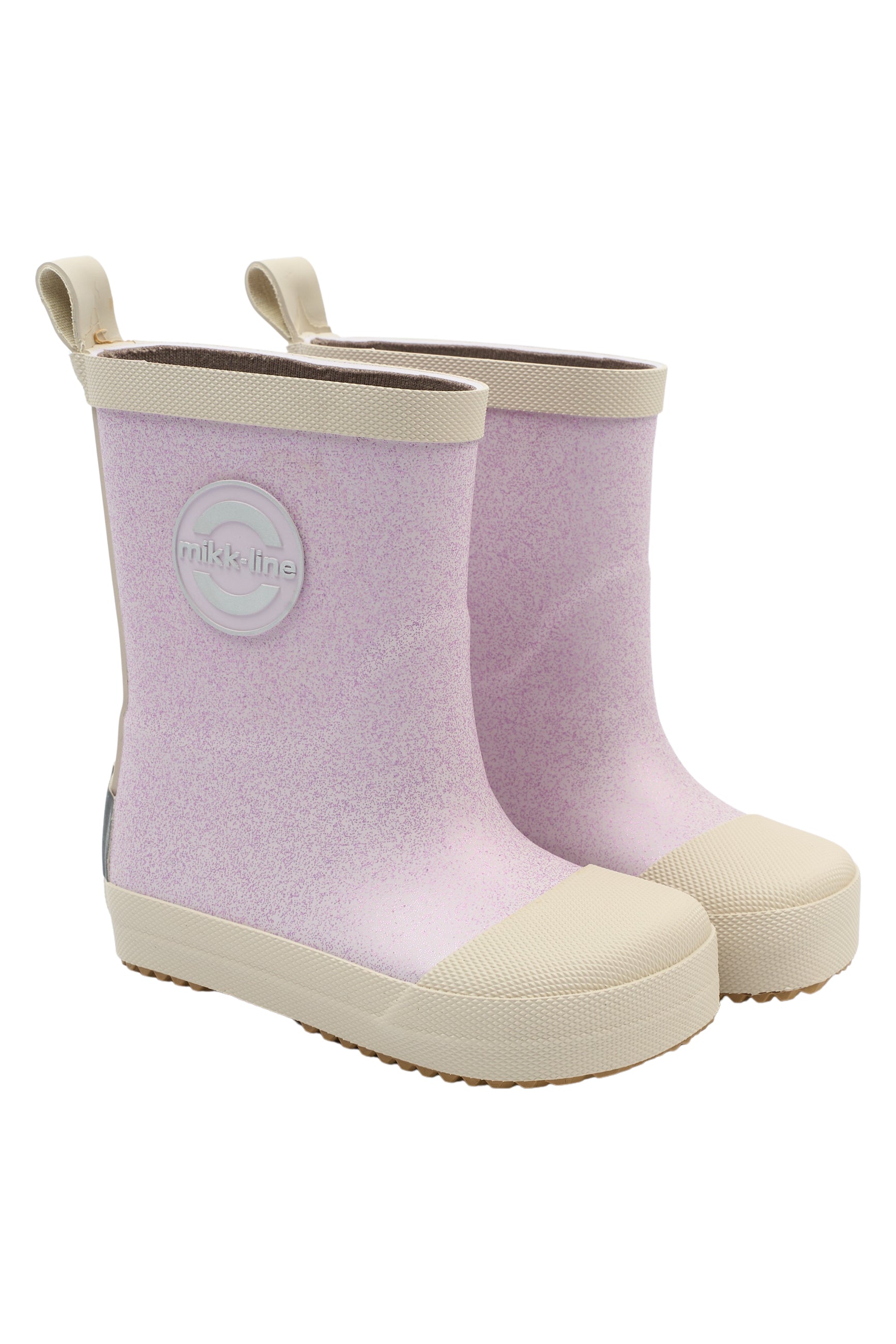 Mikk-Line - Gummistøvler Glitter - Bearfoot - Thistle
