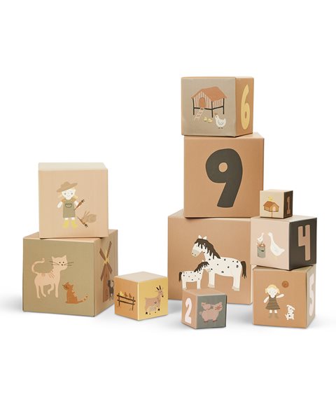 Smallstuff - Stabelkasser. 1-10 farm and dolls