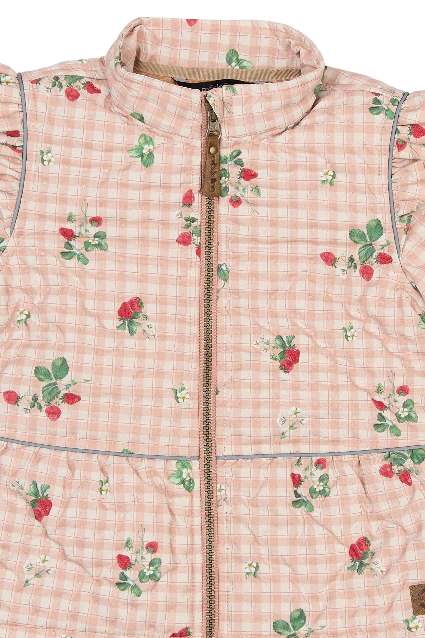 Mikk-line - Thermo Set w. Ruffles - Strawberry