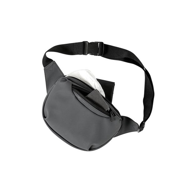 Changing bag Mini by BabyDan, grå _x0096_ Fanny Pack pusletaske med underlag