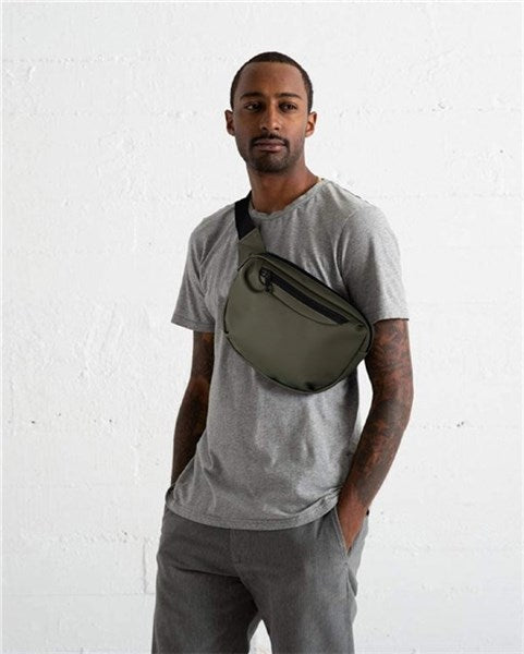 Changing bag Mini by BabyDan, green - Fanny Pack changing bag with changing mat