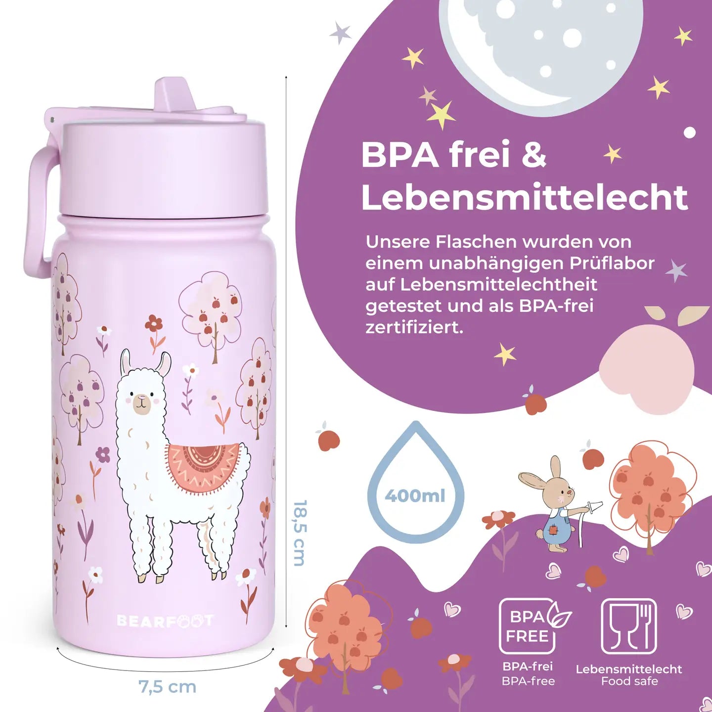 BEARFOOT - Termo drikkeflaske - Lama