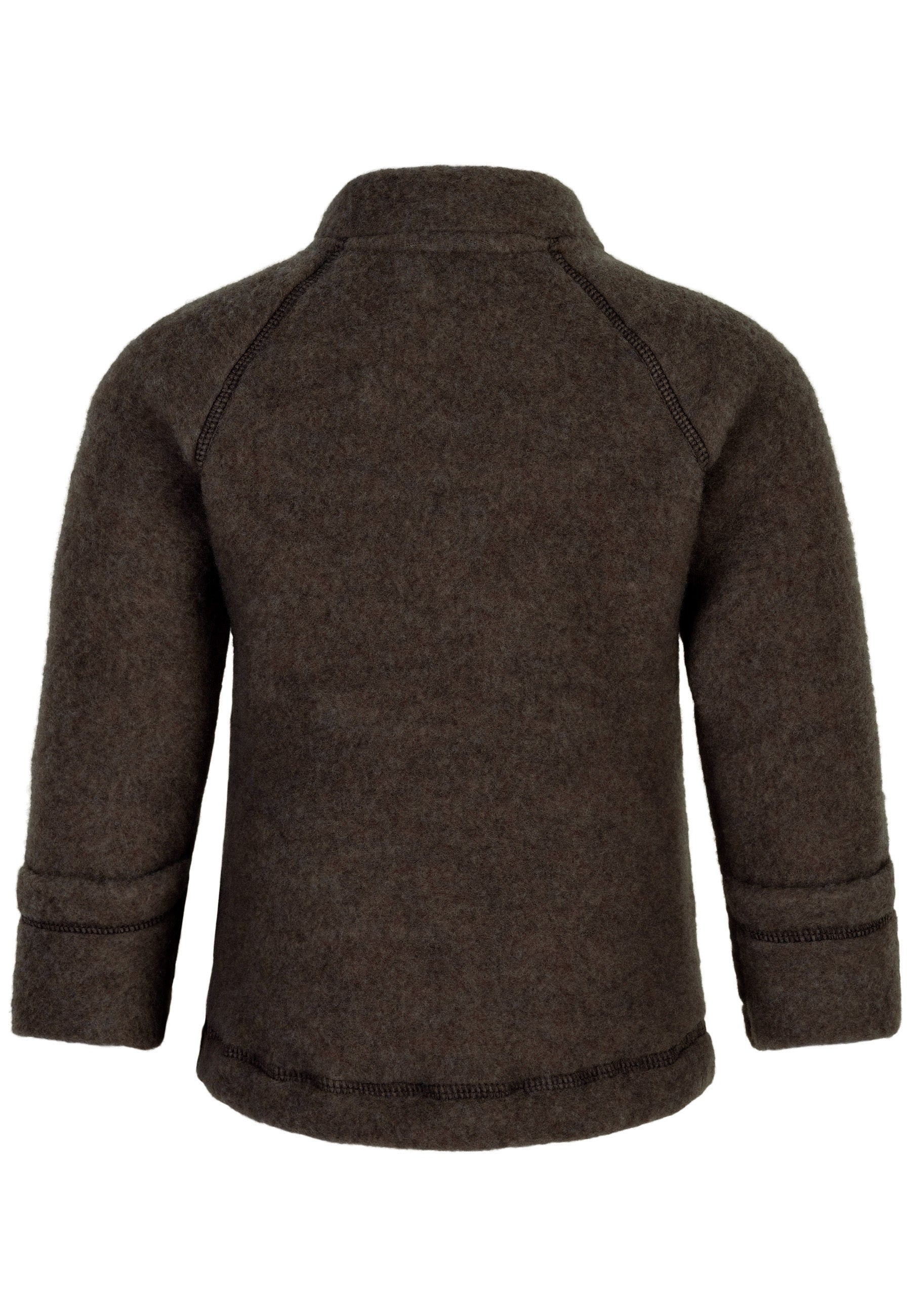 Mikk-line - Uld jakke - Dark Brown Melange