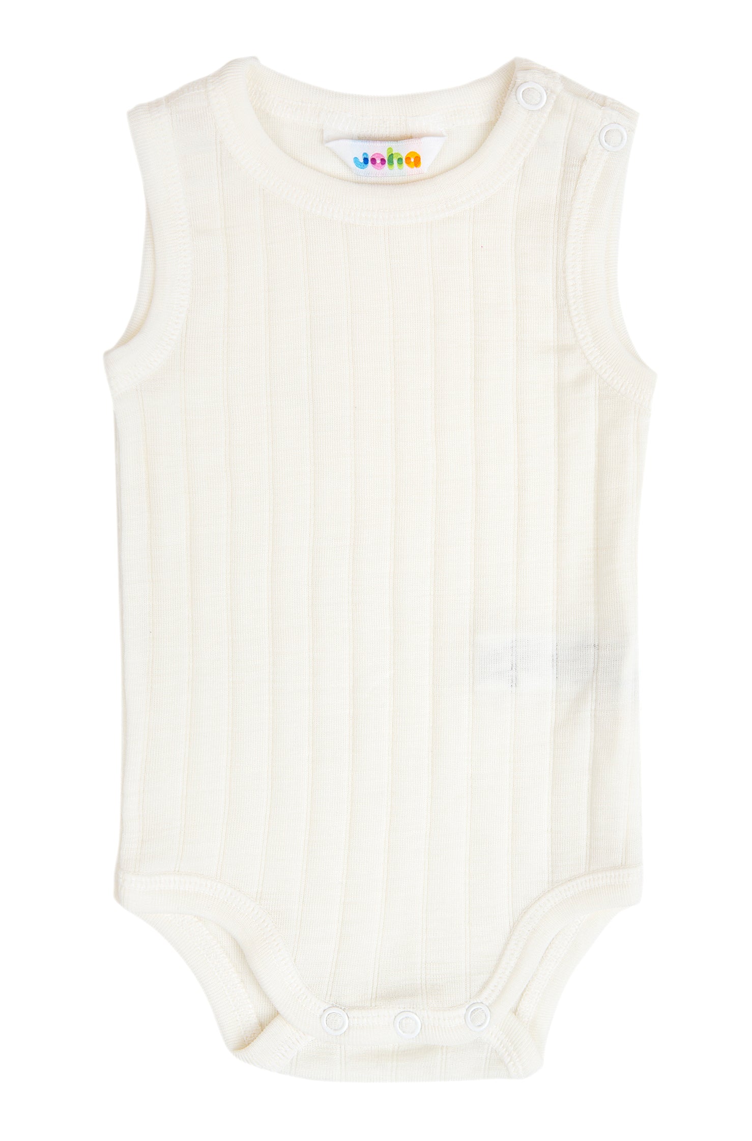 JOHA - Body uden ærmer uld/silke - Off White