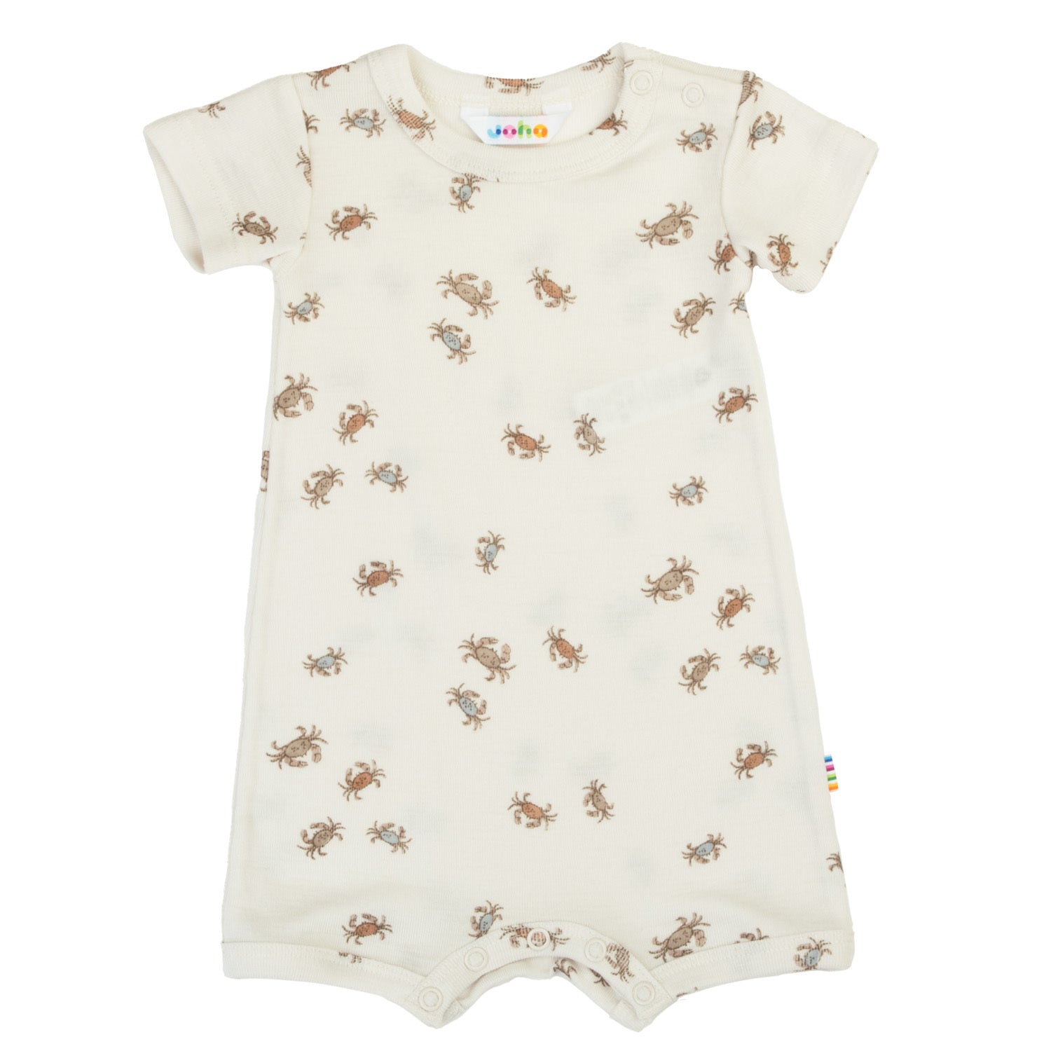 JOHA - Summer suit wool/silk - Off White with Crabs