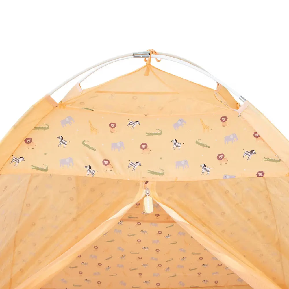 Tutete - Play Tent with Mosquito Net 50+ UPF - Safari Animals