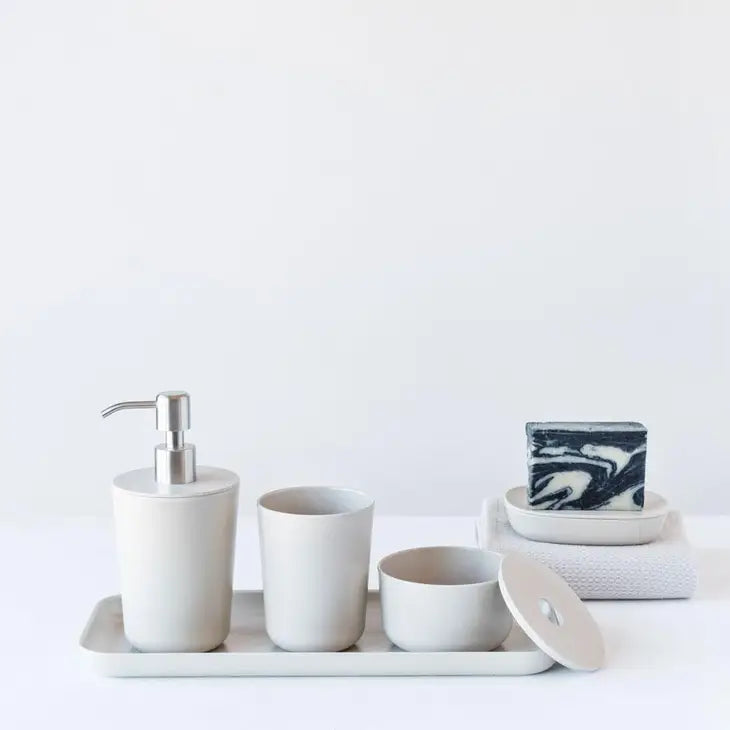 EKOBO - Dispenser til sæbe, olie, creme eller desinficering - Off White