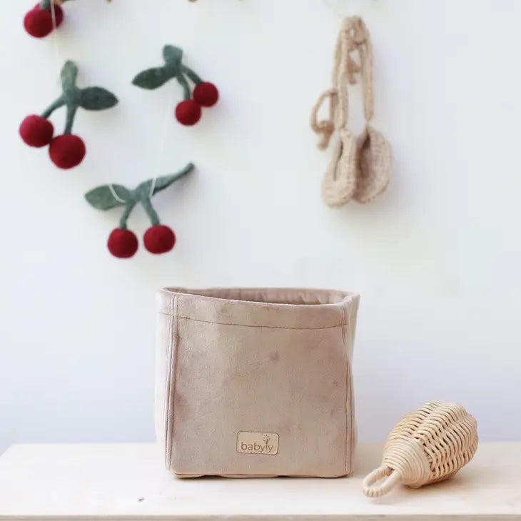 Babyly - Opbevaringskasse - Small - Beige