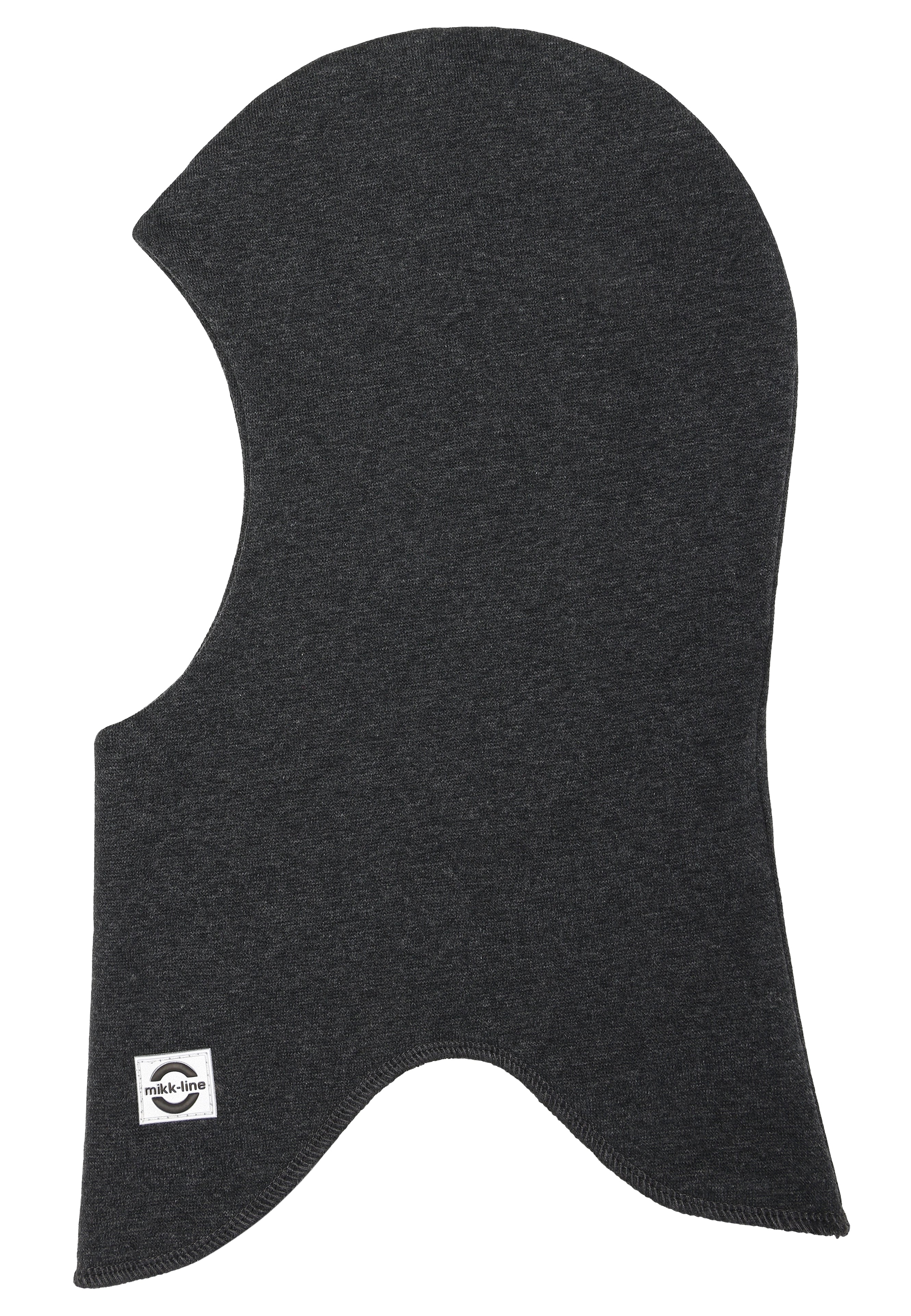 Mikk-line - Elefanthue - Bomuld - Dobbeltlag - Dark grey melange