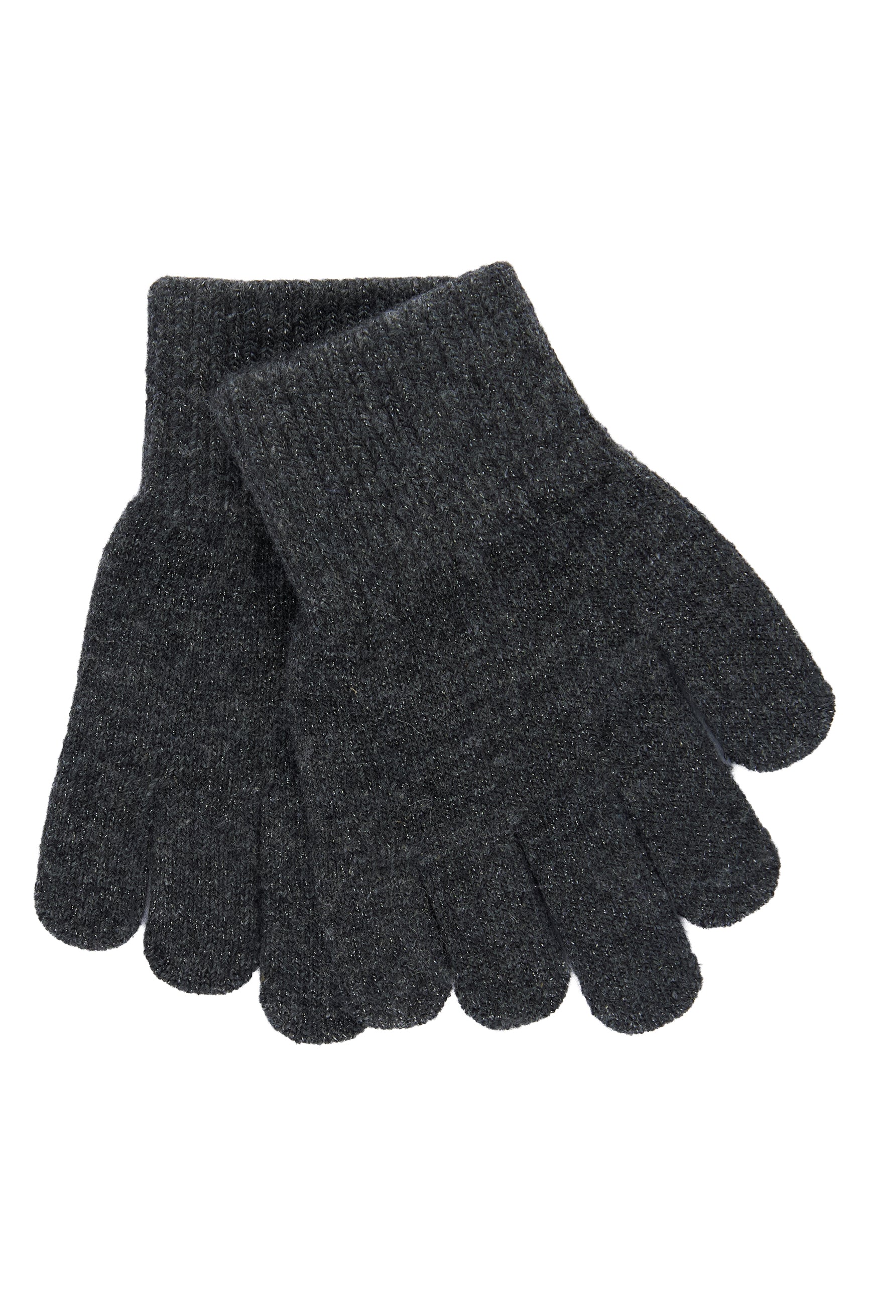 Mikk-Line - Strikvanter 3 pak w. Lurex - Rose Melange-Melange Denver-Dark Gray Melange