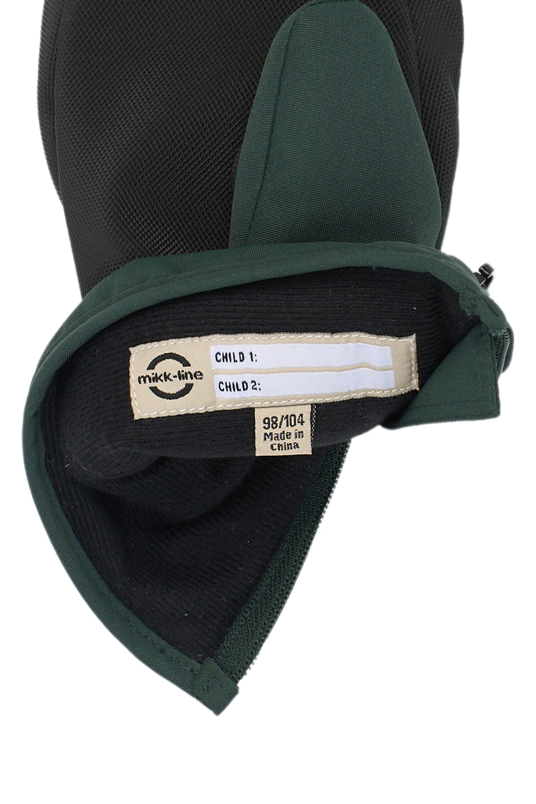 Mikk-line - Polyester vanter m. velcro - Darkest Sprouse