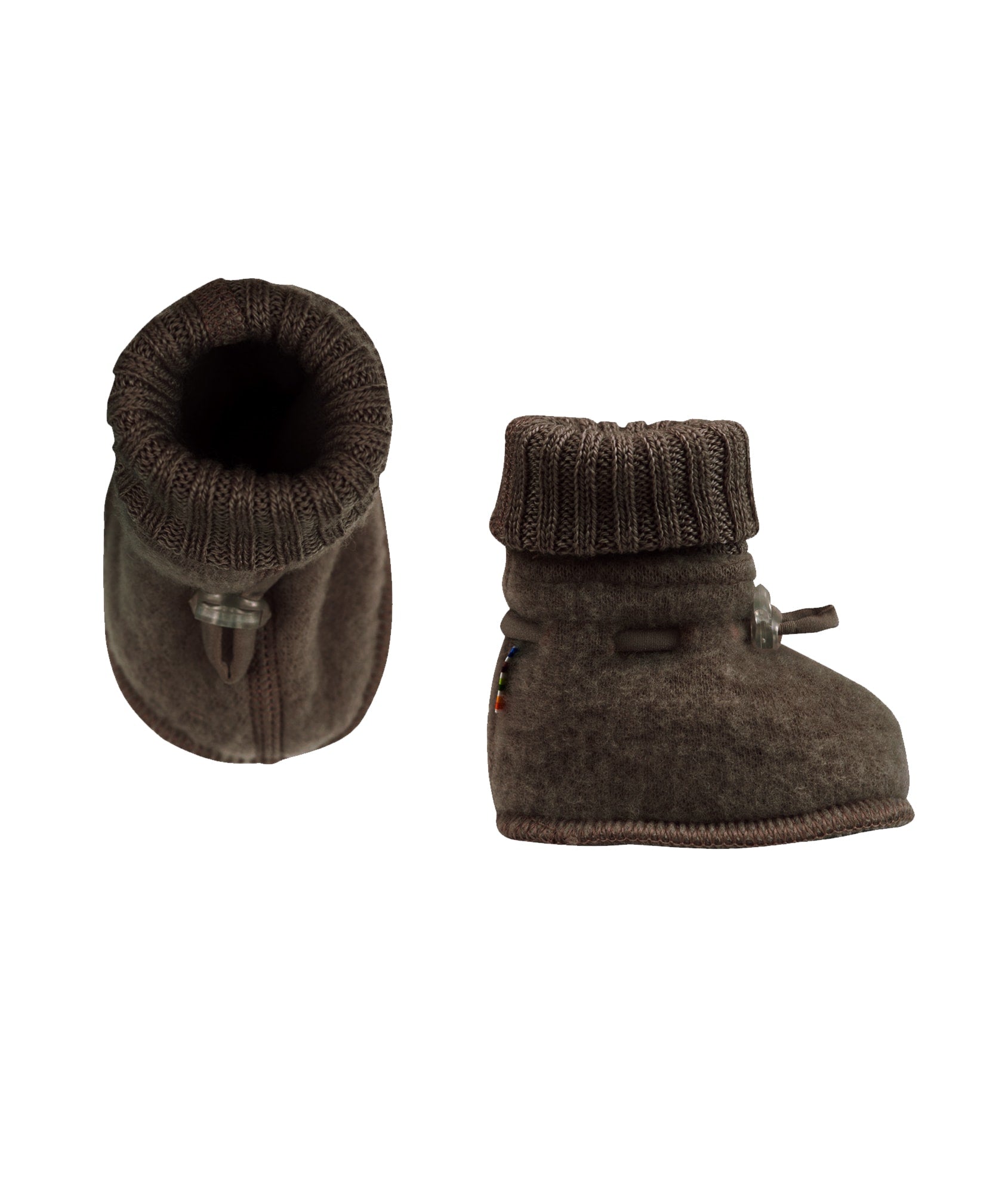 JOHA - Booties, Uld - Mørke brun
