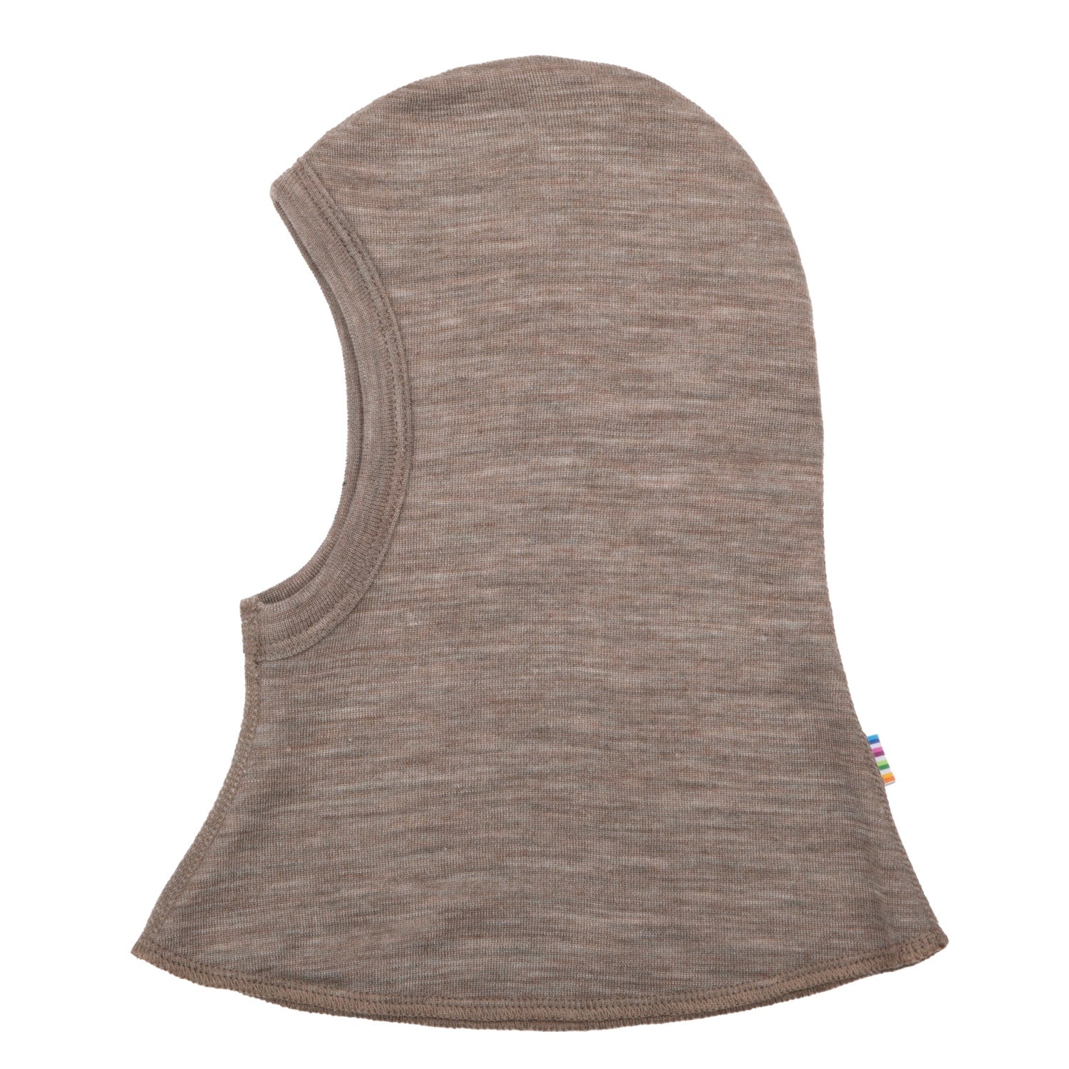 JOHA - Elefanthue dobbelt lag, Uld/silke - Beige melange
