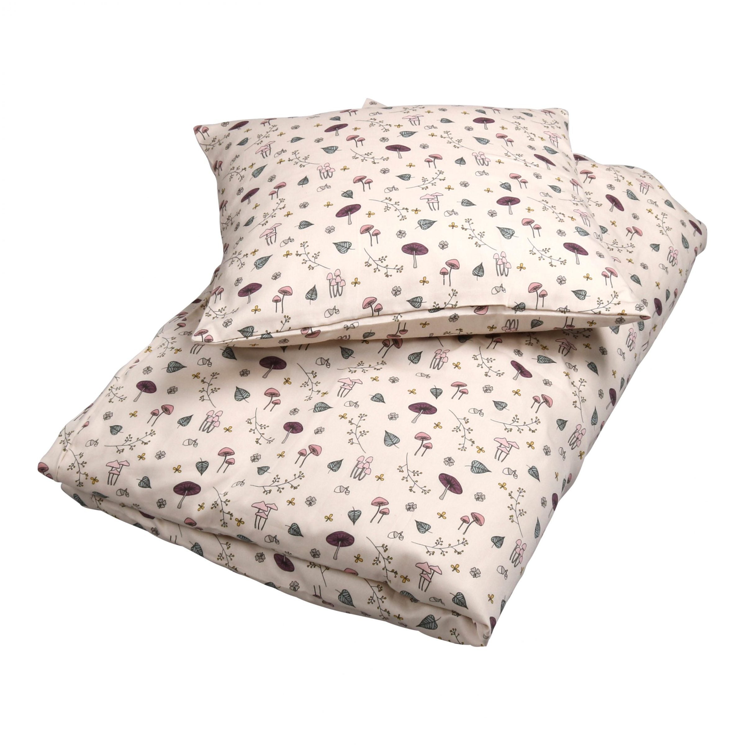 FILIBABBA - Junior bedding GOTS - Forest Floor Rose