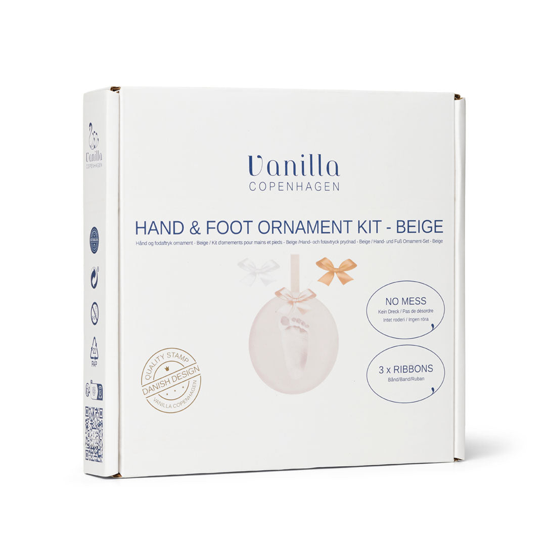 Vanilla Copenhagen - Hånd & Fod aftryk i ler - Beige