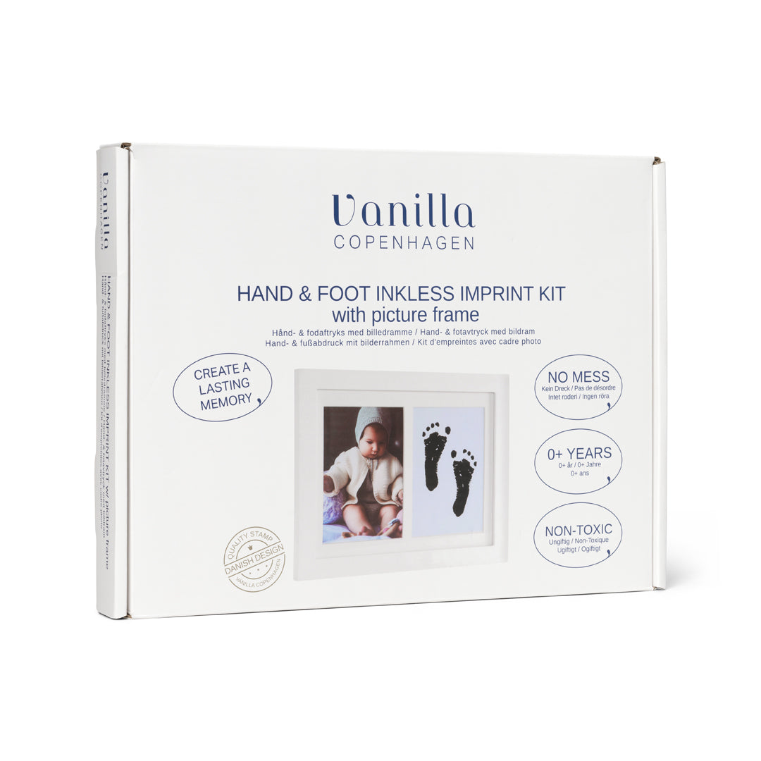 Vanilla Copenhagen - Hånd & Fod aftryks kit m. Fotoramme