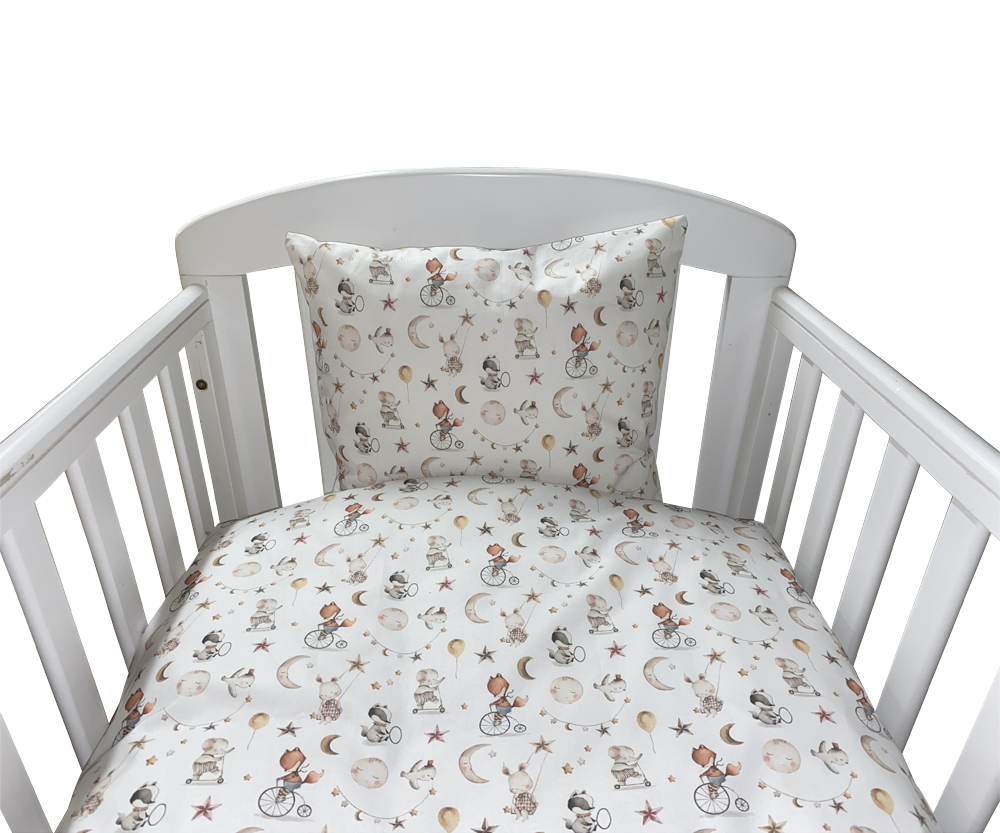Nørgaard Madsens - Bedding Baby - Moon and Stars