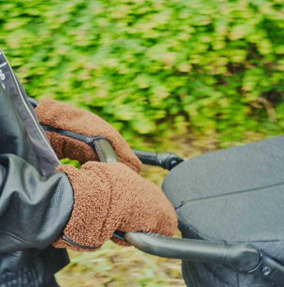 Kong Walther - Østerbro handsker - Chocolate Brown Teddy