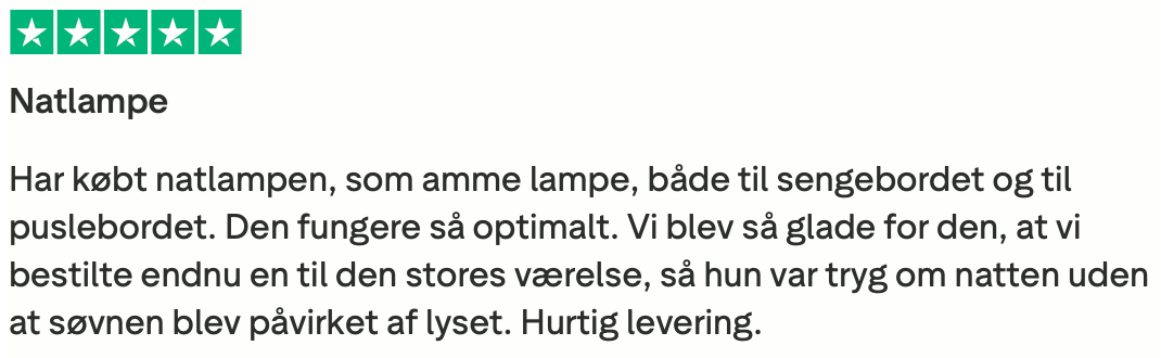 AlLuKo - 2x Ammelampe / natlampe med touch - Ledningsfri - Varm hvid & Rød