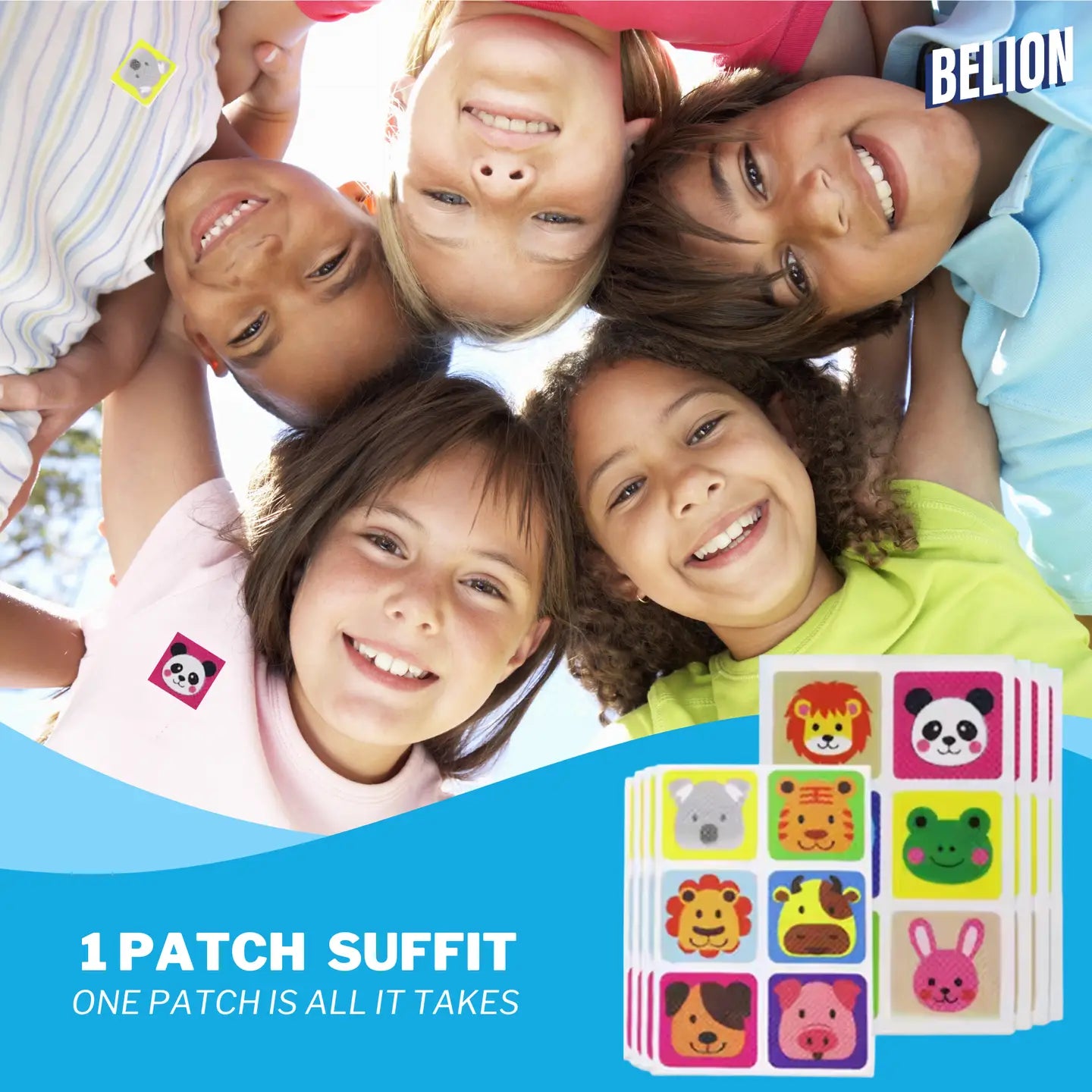 Little Rituel - 100% Natural Mosquito Patches - 90 units - Animal Print