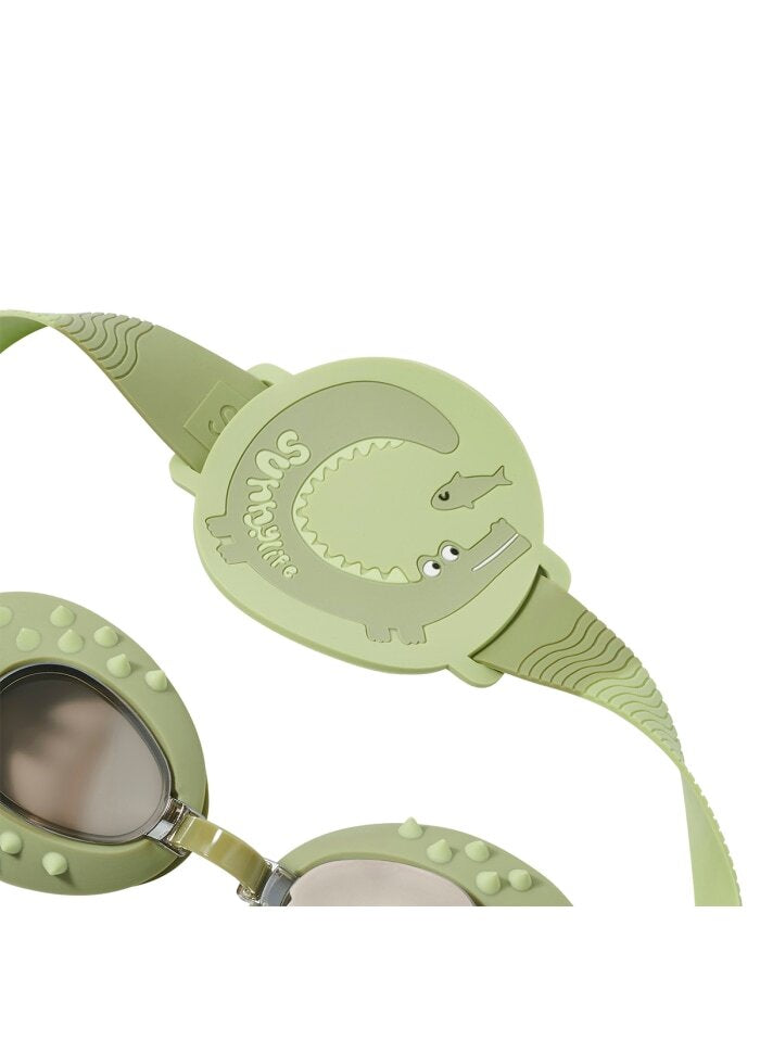Sunnylife - Svømmebriller - Cookie the Croc Khaki