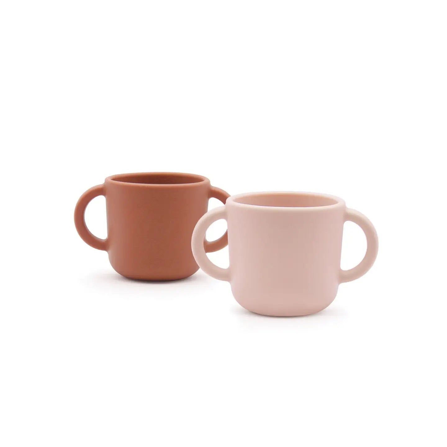 EKOBO - Silikone kop m. Hank - 2 stk - Blush/Terracotta