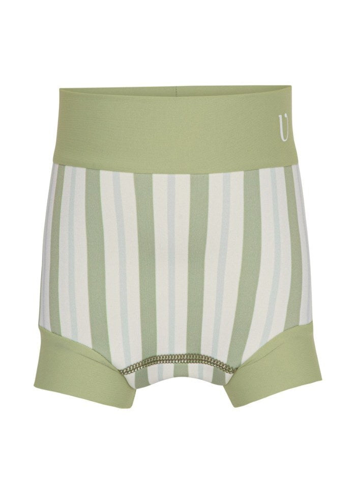 Vanilla Copenhagen - Neopren blebadebukser - Olive Mist/Pale Blue