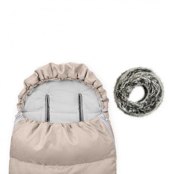 MAYLILY - Vinter sovepose til barnevogn 1-4 år - Beige