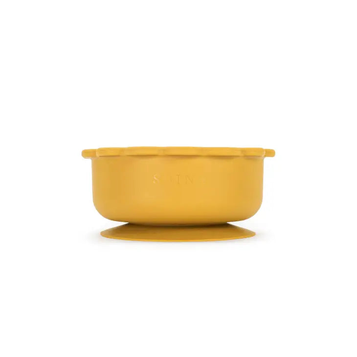 Soina- Eden Silicone Bowl with Suction Cup - Ochre