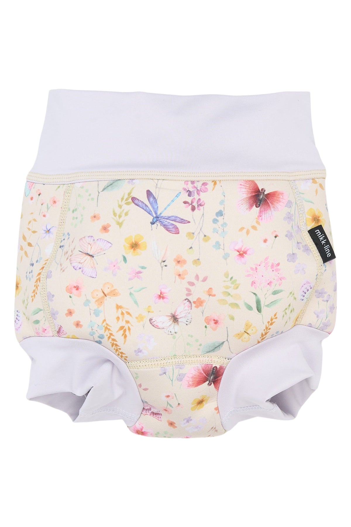 Mikk-Line - Neoprene swim shorts w. ruffles - Butterfly