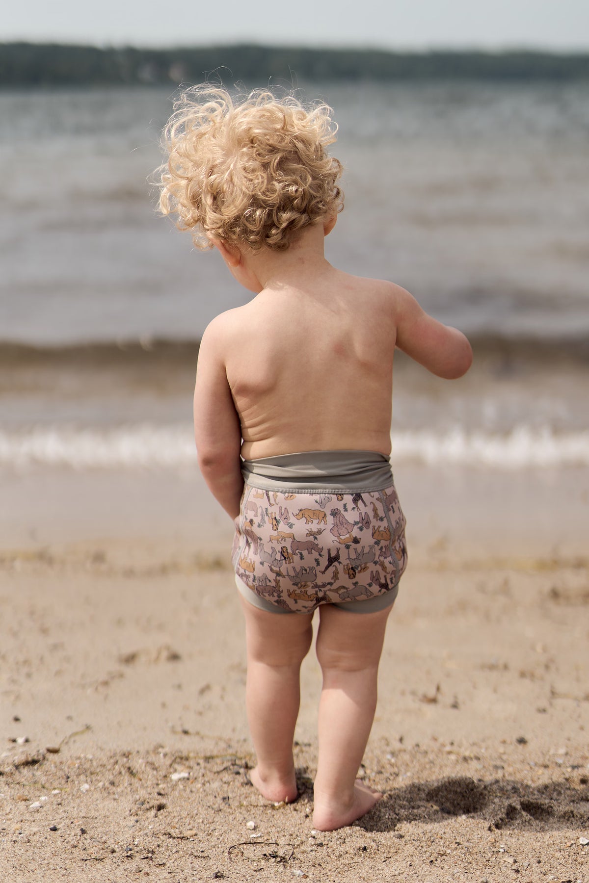 Mikk-Line - Neoprene swim shorts - Zoo print