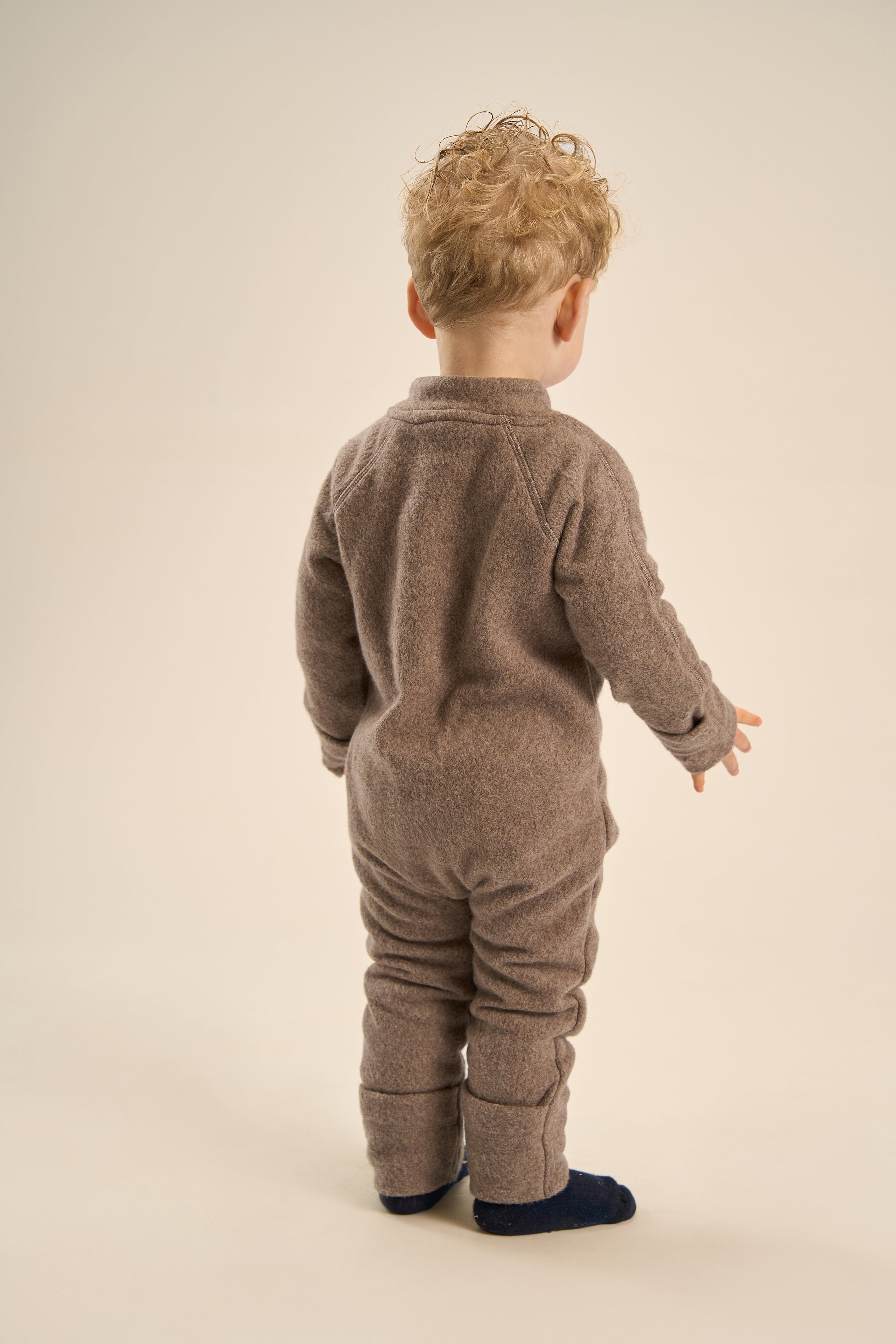Mikk-line - Cotton fleece jumpsuit - Anthracite Melange
